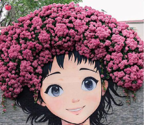 宜都墙体彩绘-网红墙打卡