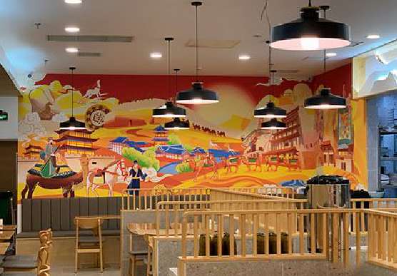 宜都商业空间彩绘介绍。