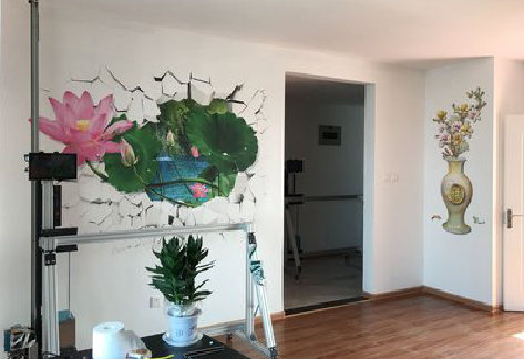 宜都墙体彩绘相比墙纸的优势。