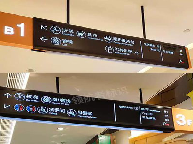 宜都如何通过商场标识牌引导客流分布？